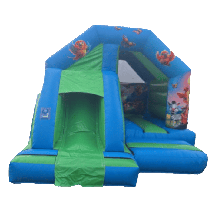Jungle Bouncy Castle with Slide